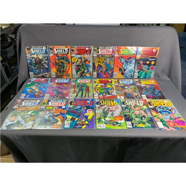 LOT OF ASSORTED NICK FURY AGENT SHIELD COMIC BOOKS