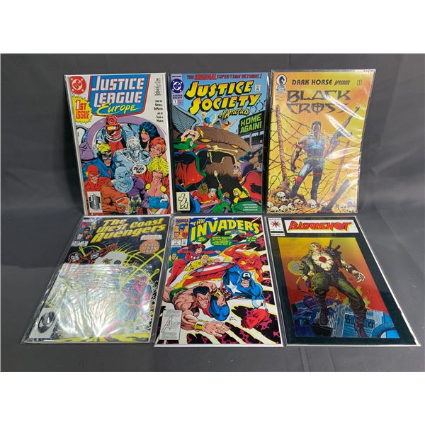 6 FIRST ISSUE HIGH GRADE KEY COMIC BOOKS INCLUDING; DC, MARVEL AND MORE