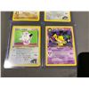 Image 3 : 4 EARLY FIRST EDITION POKEMON CARDS