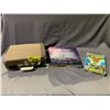 Image 1 : CROSLEY TURNTABLE, ASSORTED RECORDS AND ASSORTED COMIC BOOKS