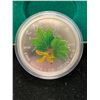 Image 1 : 2002 $5 FINE SILVER MAPLE LEAF COLOURED COIN