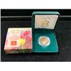Image 1 : 2002 50 CENT STERLING SILVER GOLD PLATED TULIP