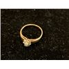 Image 1 : 14K YELLOW GOLD DIAMOND RING