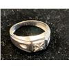Image 2 : 10K WHITE GOLD DIAMOND RING