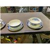 Image 2 : SHELF OF ASSORTED DINNERWARE INCLUDING; CRYSTAL GLASSES & CHINA