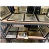 Image 1 : RACK OF ASSORTED FRAMED ARTWORK (RACK NOT INCLUDED)