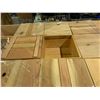 Image 3 : PALLET OF WOOD BOXES WITH LIDS