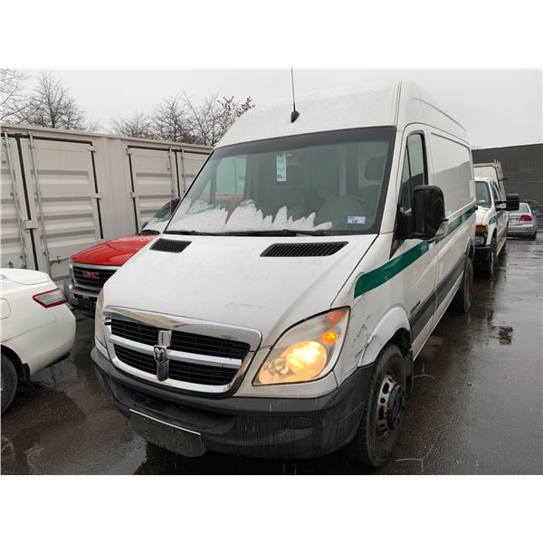 *R* 2008 DODGE SPRINTER VAN CRD, 2DR, WHITE, VIN WD0BF345885282943,