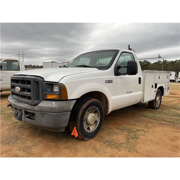 2005 FORD F250 XL Service / Mechanic Truck
