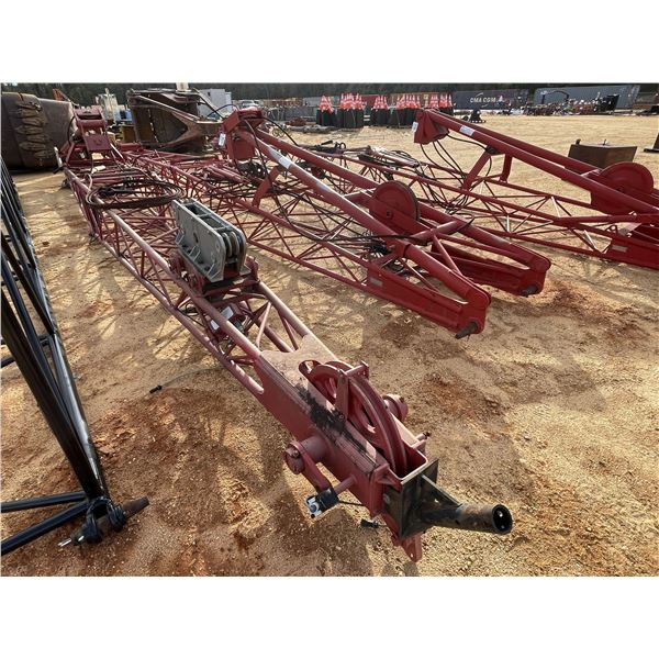 LINK BELT 218 JIB HEEL W/ STRUT & 218 JIB TIP