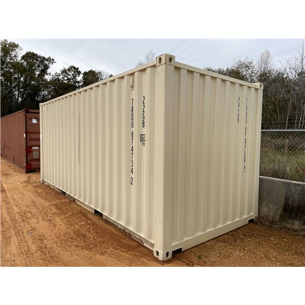 (UNUSED) 20' SHIPPING CONTAINER