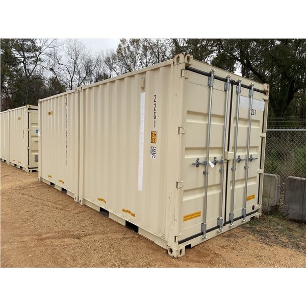 (UNUSED) 20' SHIPPING CONTAINER