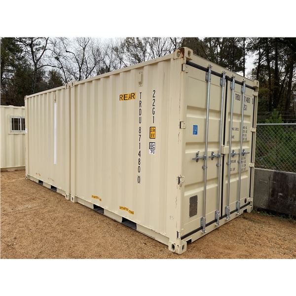 (UNUSED) 20' SHIPPING CONTAINER