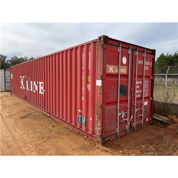 40' SHIPPING CONTAINER