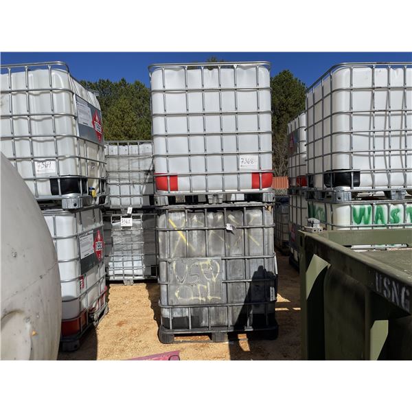 (2) 275 GALLON TOTE Storage Tank