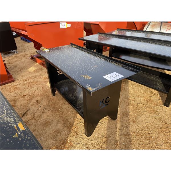 28" x 60" METAL TABLE