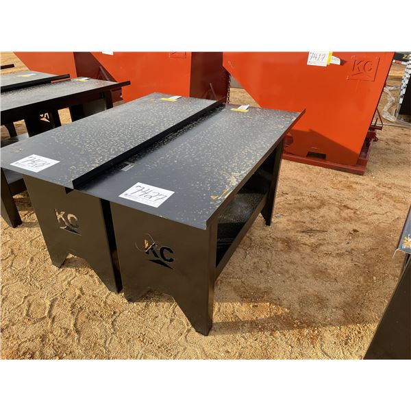 28" x 60" METAL TABLE