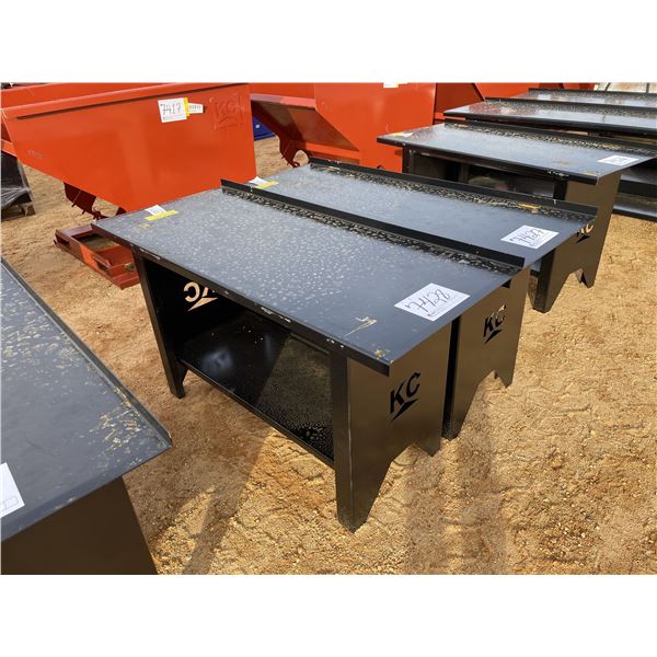 28" x 60" METAL TABLE