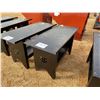 Image 1 : 28" x 60" METAL TABLE