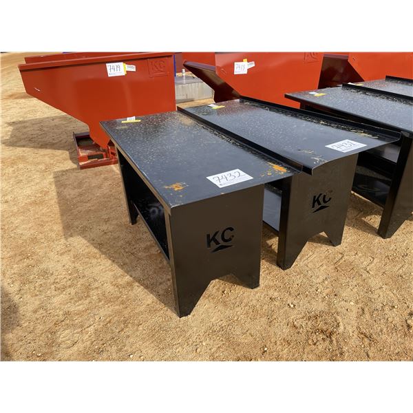 28" x 60" METAL TABLE