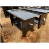 Image 1 : 28" x 60" METAL TABLE