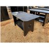 Image 1 : 30" x 57" METAL TABLE
