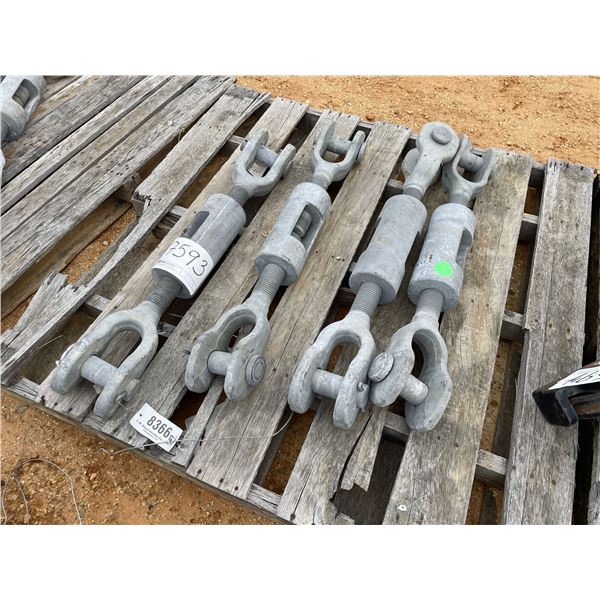 (4)  27.2 TON TURNBUCKLES