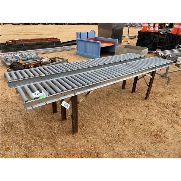 (2) 10' ROLLER TABLES