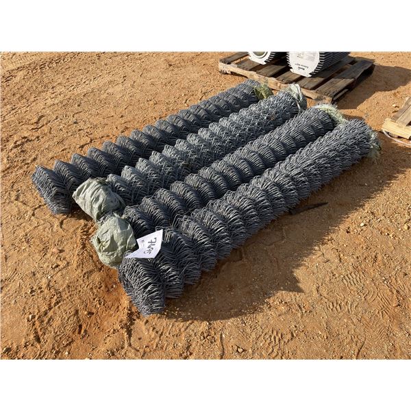(4) CHAIN LINK FENCE ROLLS