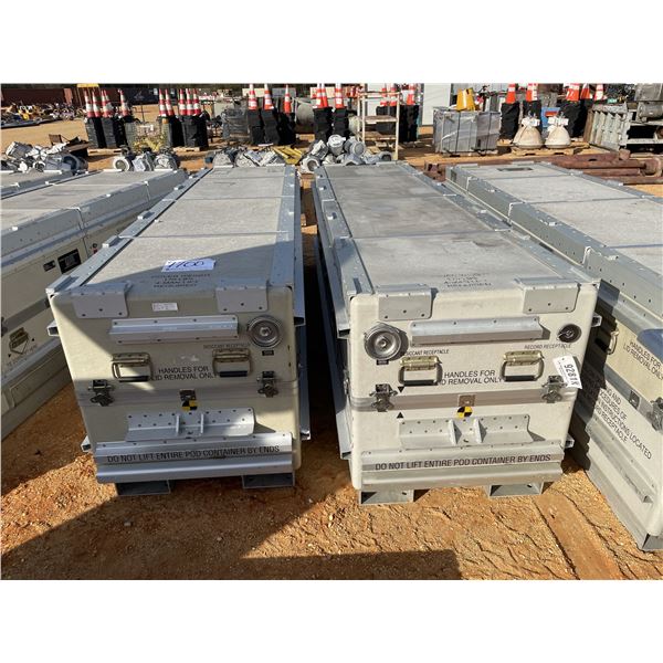 (2) AIR CRAFT SHIPPING CONTAINER