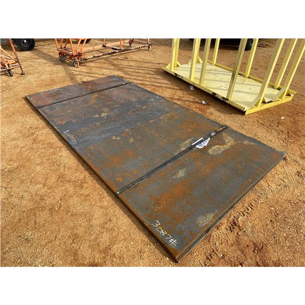 (3) 60" x 120" x 3/4" STEEL PLATE