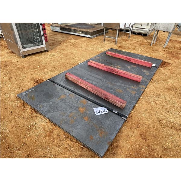 (3) 60" x 120" x 1/2" STEEL PLATE