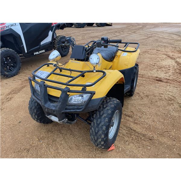 2007 HONDA RECON 250 ATV
