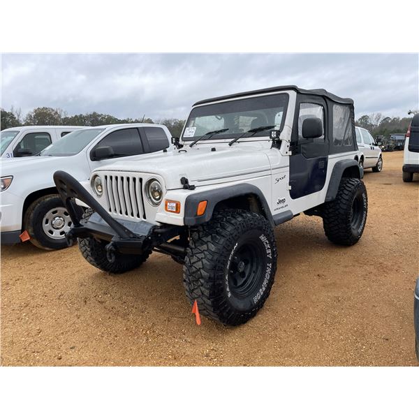 2003 JEEP WRANGLER SPORT SUV