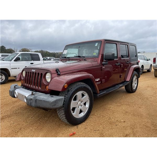 2008 JEEP WRANGLER SAHARA UNLIMITED SUV