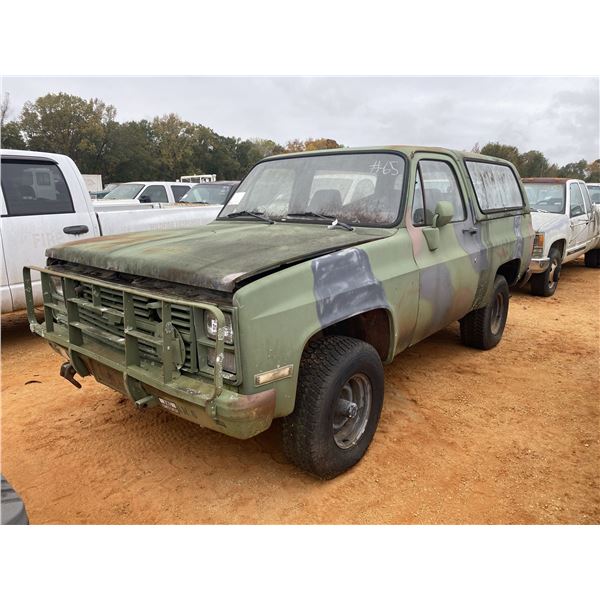 1984 CHEVROLET K5 BLAZER Pickup Truck