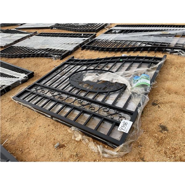 14' BI-PARTING WROUGHT IRON GATE