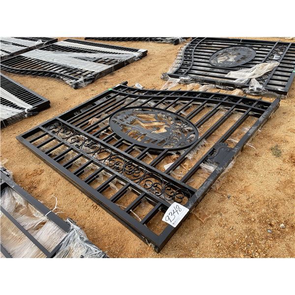 14' BI-PARTING WROUGHT IRON GATE