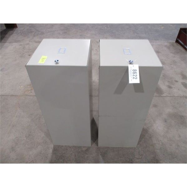(2) STAND-UP ROLLED PLAN CABINET
