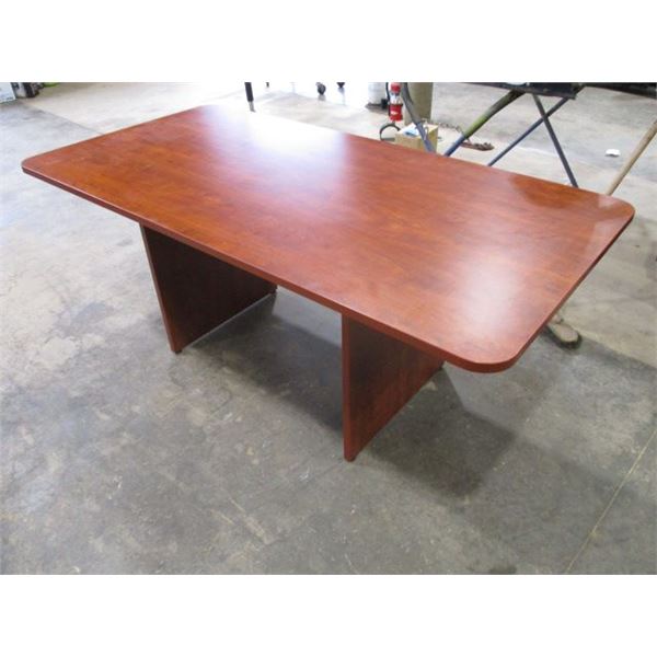 6' x 3' CHERRY WOOD TABLE