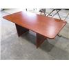 Image 1 : 6' x 3' CHERRY WOOD TABLE