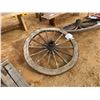 Image 1 : WOODEN WAGON WHEEL