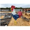 Image 1 : METAL ART ROOSTER, 6 FT