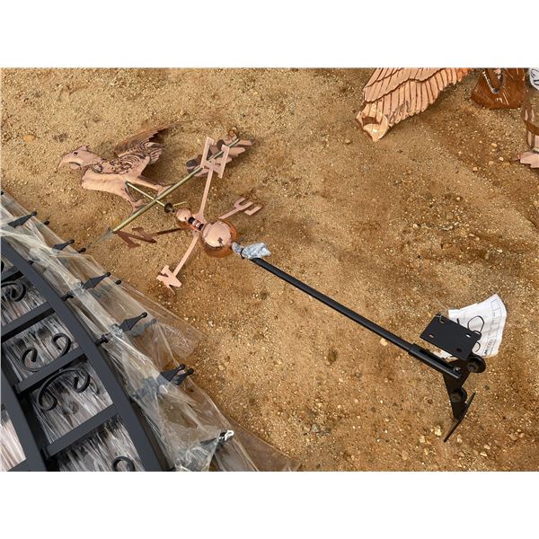 COPPER ROOSTER WEATHER VANE