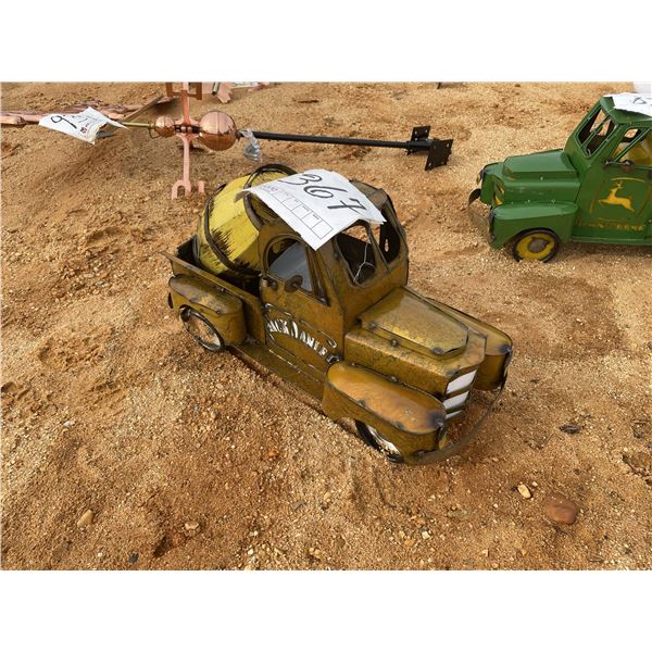 JACK DANIELS TRUCK METAL ART