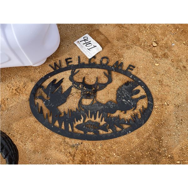 SPORTSMAN WELCOME SIGN