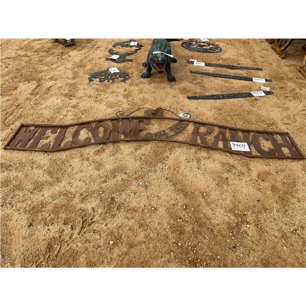 WELCOME TO THE RANCH SIGN