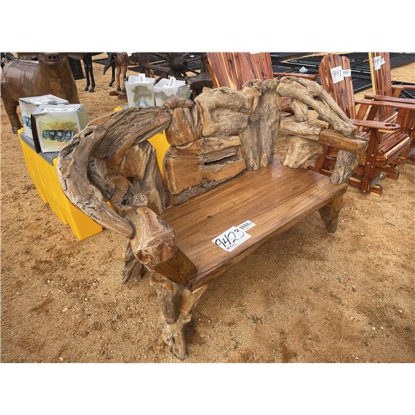 WOOD BENCH SEAT