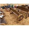 Image 2 : WAGON WHEEL BENCH SET