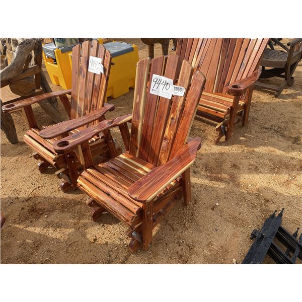 RED CEDAR GLIDER/ROCKER